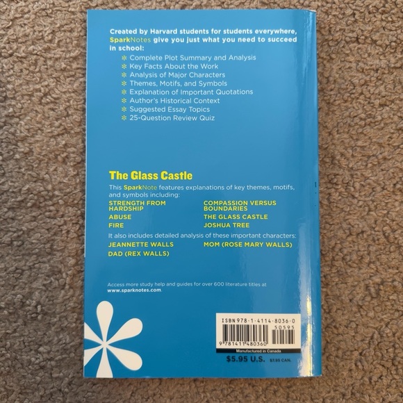 The Glasscastle Sparknotes Booklet - Picture 1 of 2